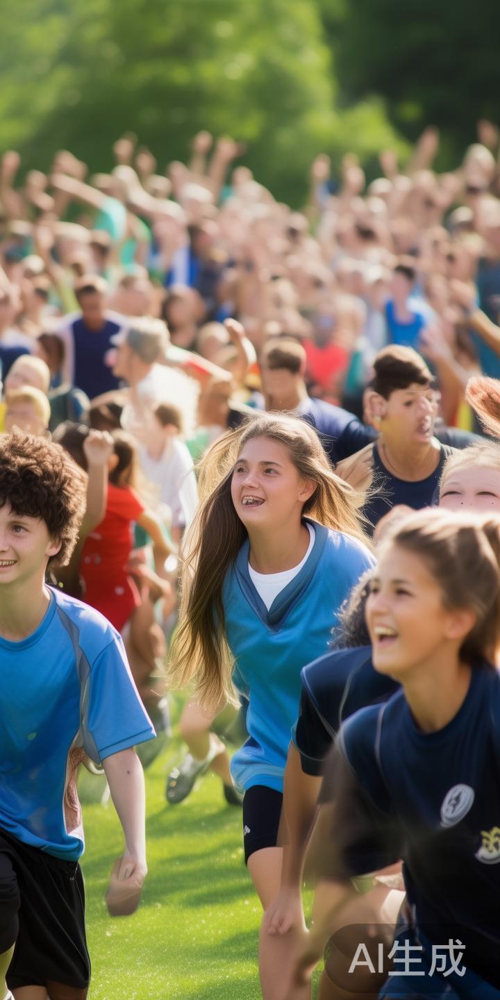 参与体育游戏还能有效调节情绪，减缓压力。游戏中的竞